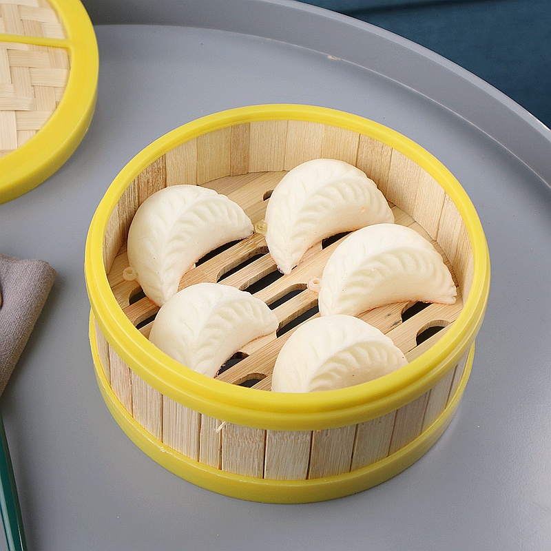 【仿真擺件】仿真餃子食物模型水餃PU麵包點心食品幼兒園過家家玩具拍照道具