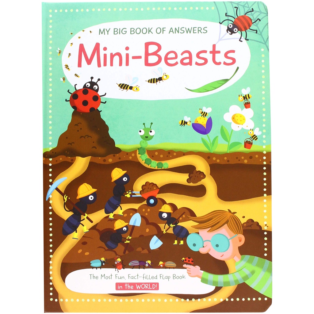 My Big Book Of Answers: Mini Beasts(硬頁書)/Yoyo Books【禮筑外文書店】