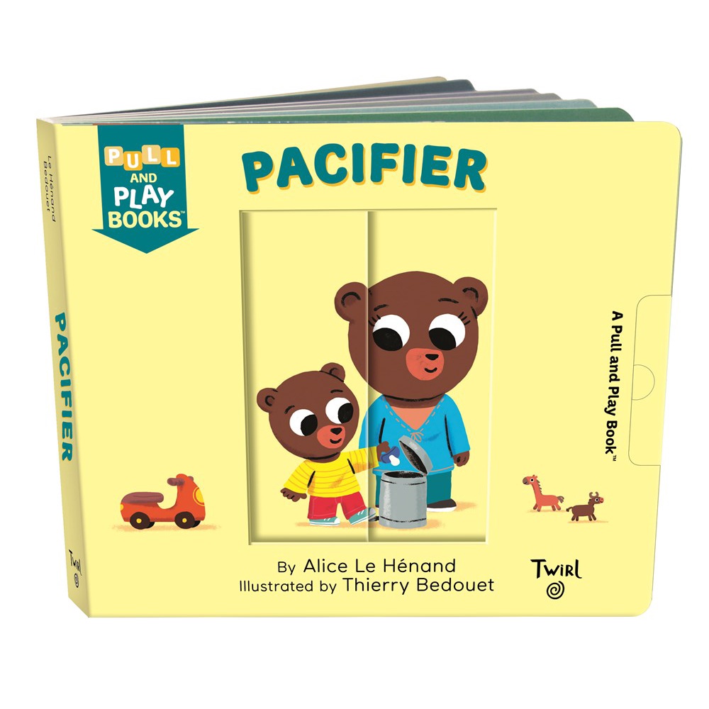 Pull and Play: Pacifier(硬頁書)/Alice Le Henand《Twirl》 Pull and Play Books 【禮筑外文書店】