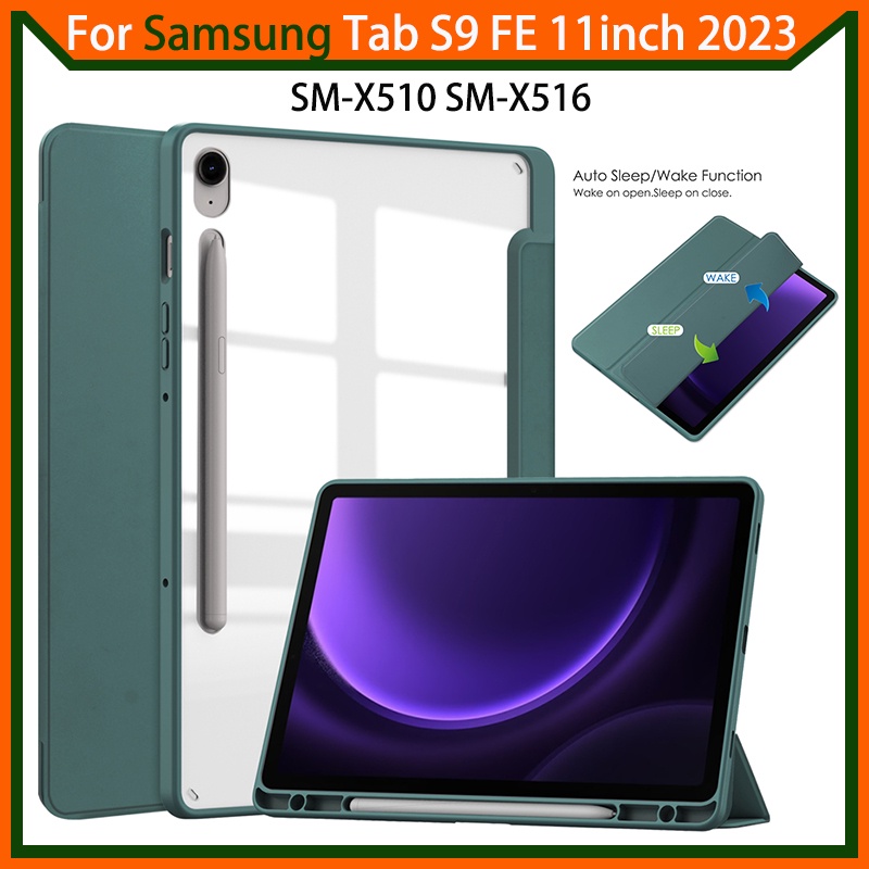 SAMSUNG 適用於三星 Galaxy Tab S9 FE 11 英寸 2023 SM-X510 SM-X516 亞克