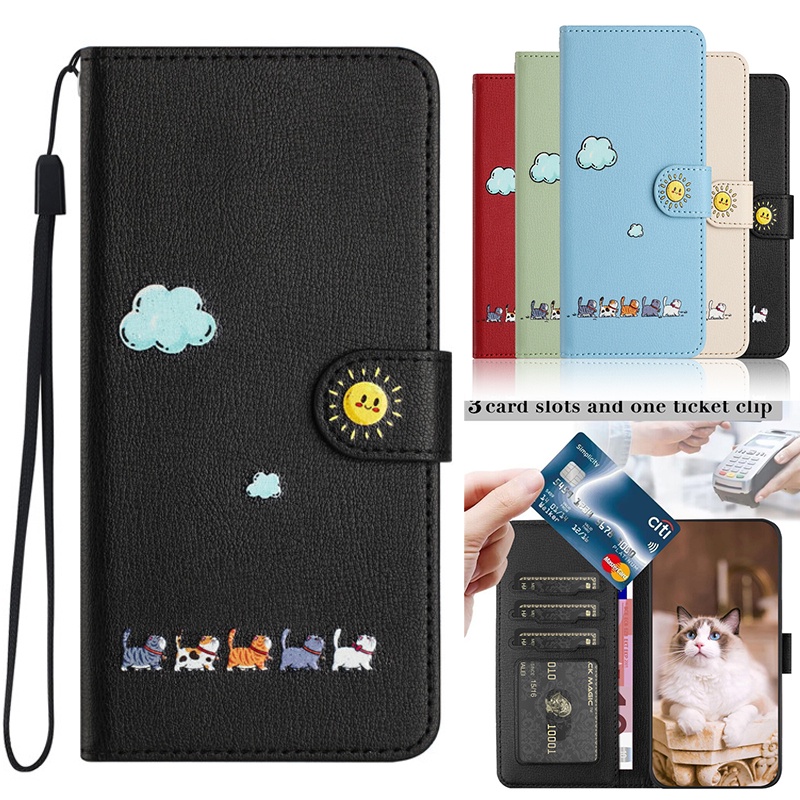 SAMSUNG 卡通動物磁性皮套適用於三星 Note 20 外殼 Note20 Ultra Note 9 Note10