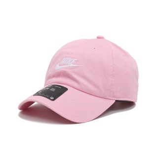 Nike 帽子 Club Futura 男女款 粉 老帽 棒球帽 刺繡 基本款 斜紋布 【ACS】 FB5368-690