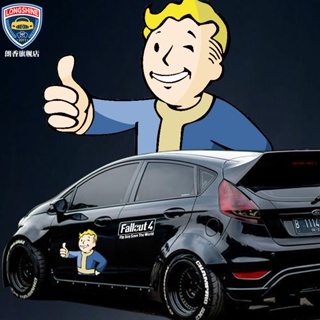 電玩遊戲Fallout輻射周邊電動機車貼紙嗶嗶小子個性創意車身貼