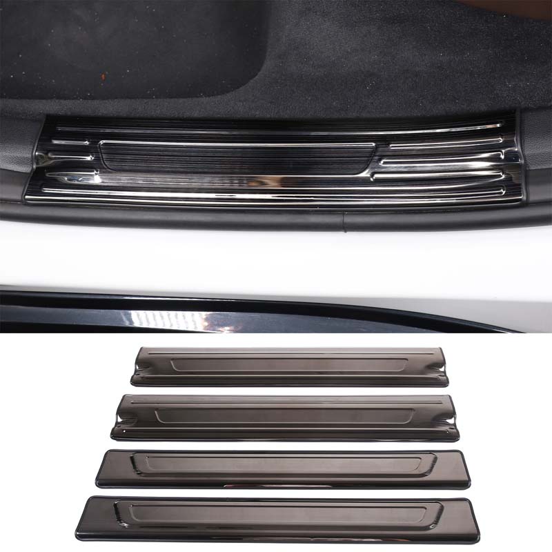 適用於 BMW X1 U11 2023-2024 汽車門檻防擦板蓋裝飾歡迎踏板門檻不銹鋼配件
