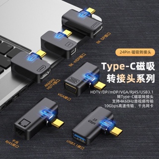 限時下殺2023全新一代TYPE-C轉HDMI 4K磁吸轉接頭mini DP 8K超高清轉換器 RJ45千兆網口轉接器