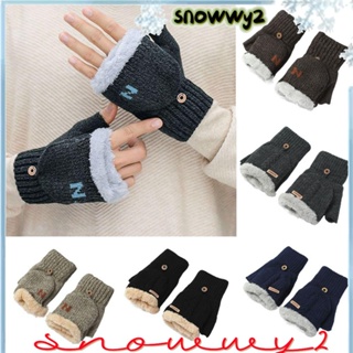 SNOWWY2翻蓋手套,卡通羊毛布冬季手套,新建冬季溫暖加厚翻蓋手套戶外運動