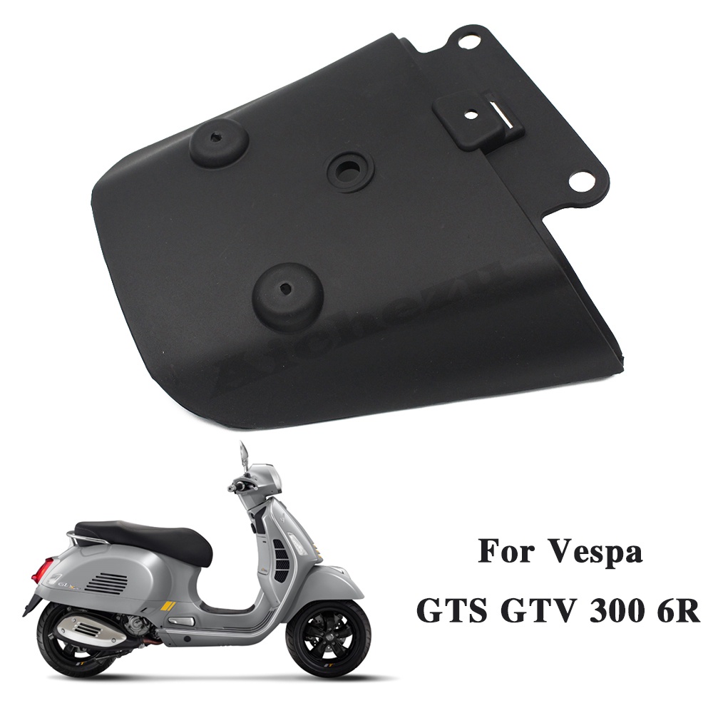 摩托車後擋泥板擋泥板擋泥板 Hugger 碳纖維光澤斜紋後牌照沙瓦適用於 Vespa GT300