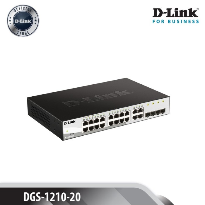 D-link DGS-1210-20 20口千兆智能網管交換機