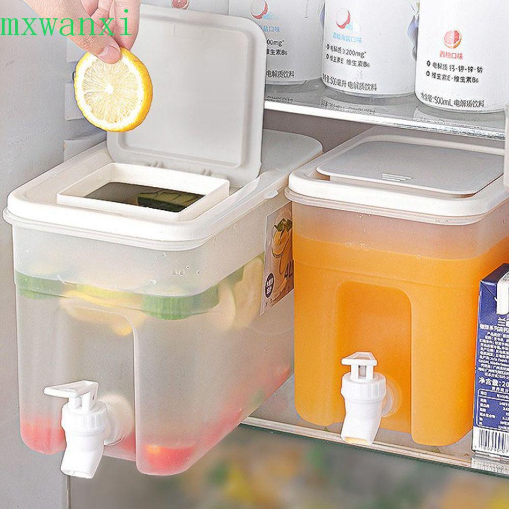 MXWANXI水壺瓶子大容量耐熱水罐帶水龍頭冷水桶廚房飲水容器