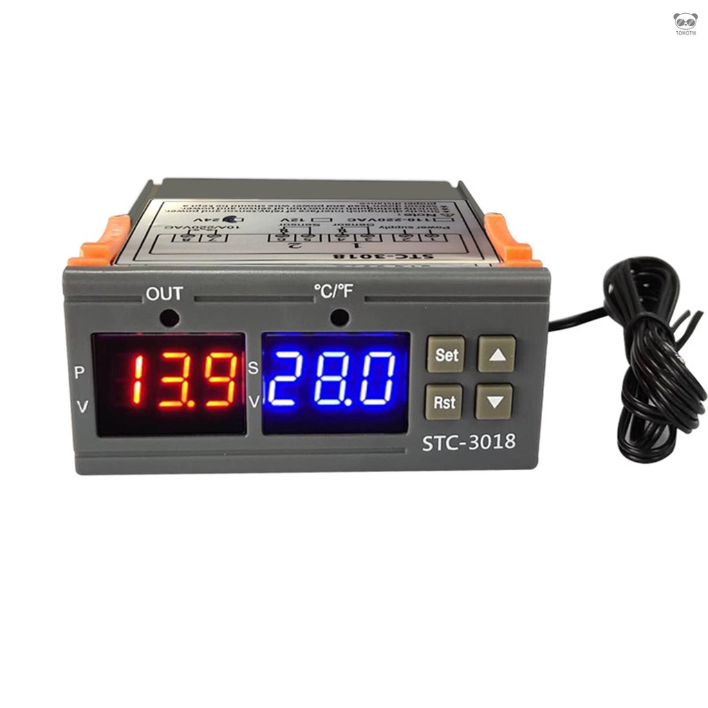 STC-3018溫度控制器 數顯溫控器控溫開關微型溫控板 24V