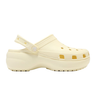 Crocs 卡駱馳 Classic 厚底 女鞋 基本款 奶油黃 洞洞鞋 涼鞋 [YUBO] 20675076O