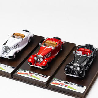 Liberty 1/64 賓士 500K 敞篷古董車 複古 閤金 模型車 玩具 生日禮物男生