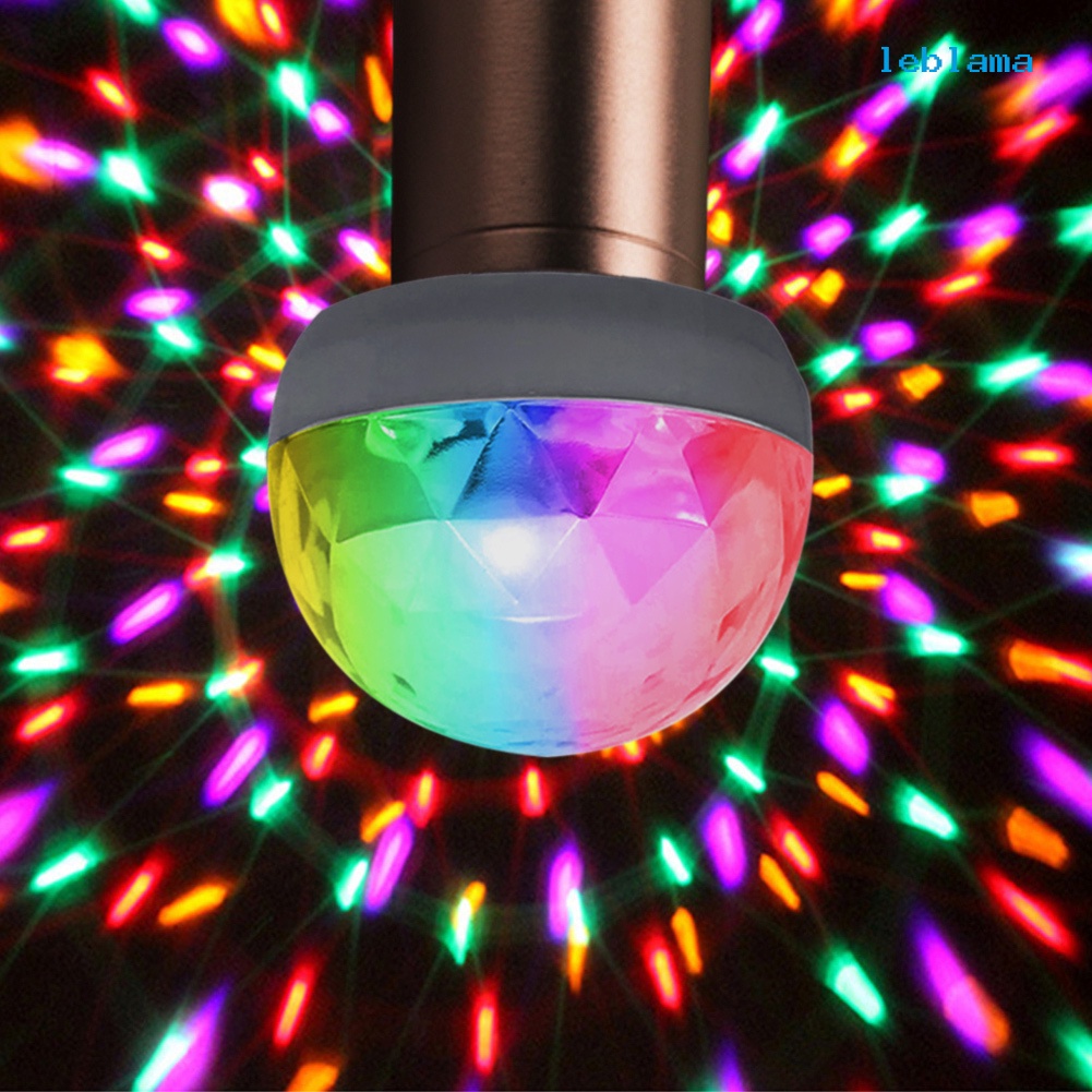 [LBA] 小魔球LED家用霓虹燈音樂燈耶誕節裝飾燈USB迷你舞臺燈DJ七彩燈