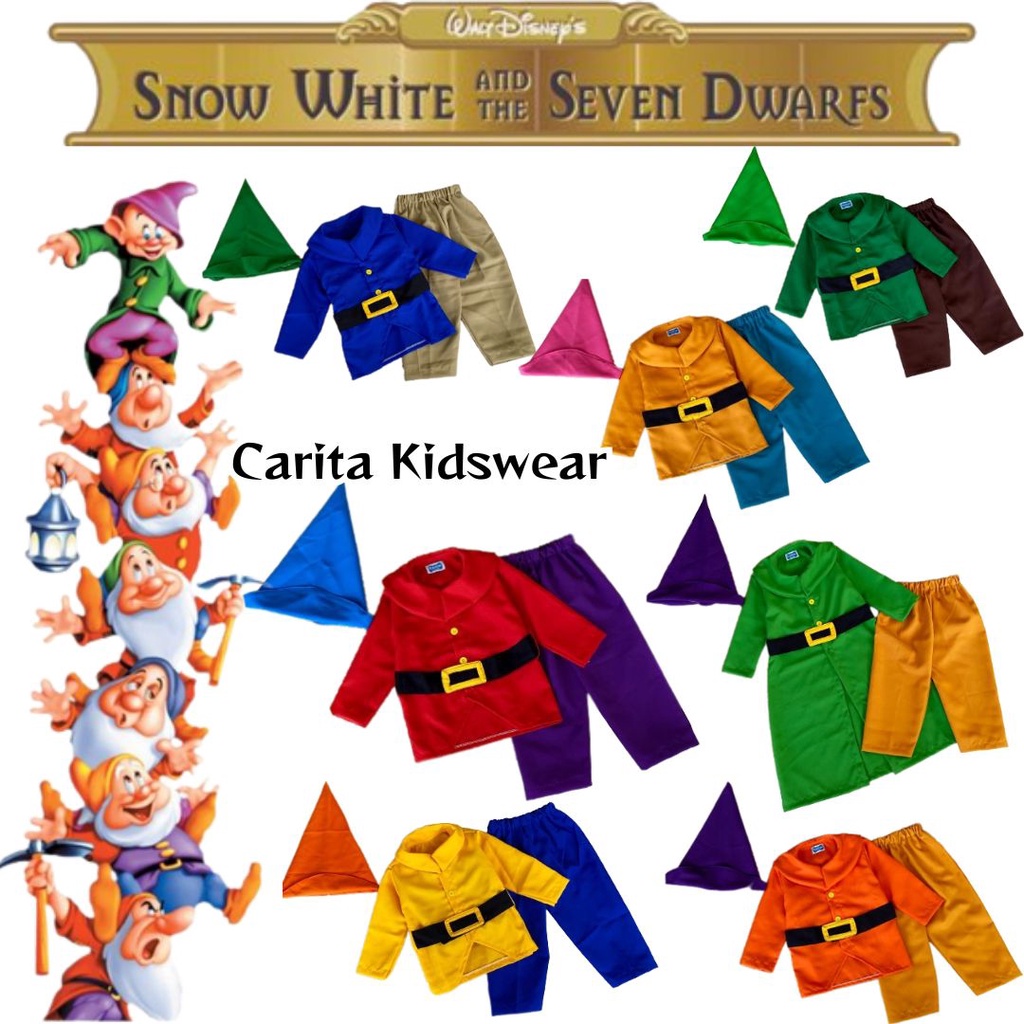 6.6 迪士尼白雪公主和七個小矮人成人角色扮演服裝