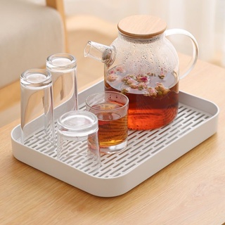 現貨☂茶盤☂ 加厚 托盤 雙層杯架家用茶杯子瀝水置物架杯子碗筷收納加深 茶盤 架子