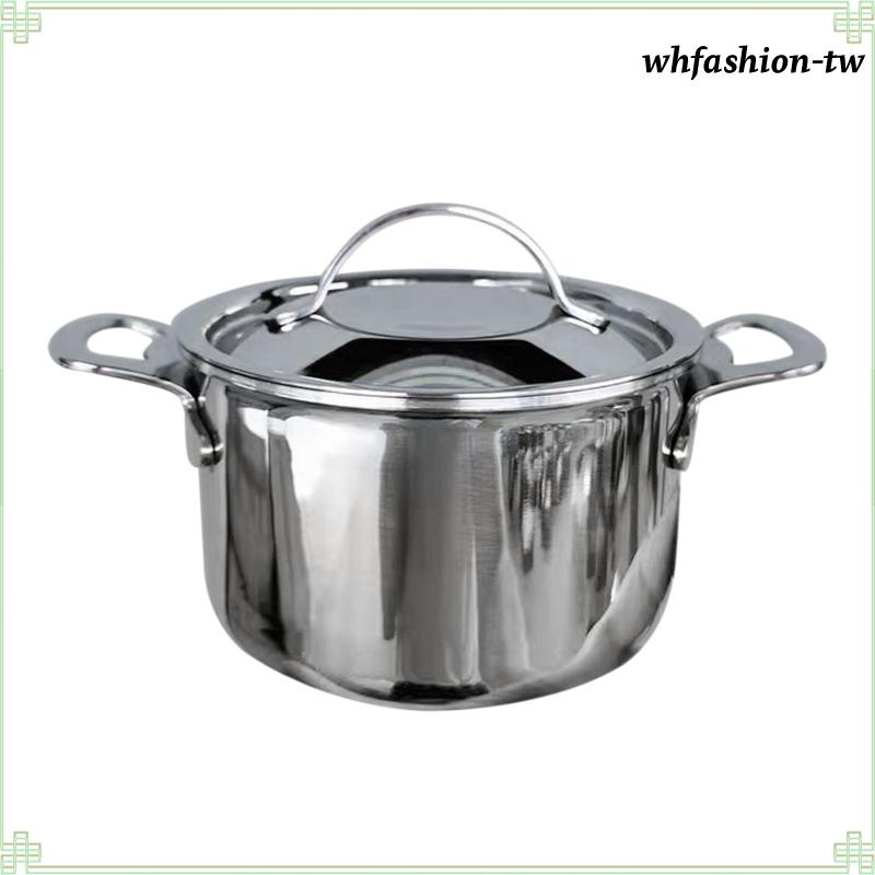 [WhfashionTW] 黃油保溫鍋巧克力便攜小奶鍋帶蓋奶鍋