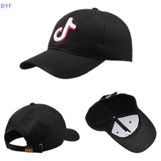 [BYF] Tik Tok 女士男士棒球帽刺繡休閒嘻哈帽 Snapback 可調節