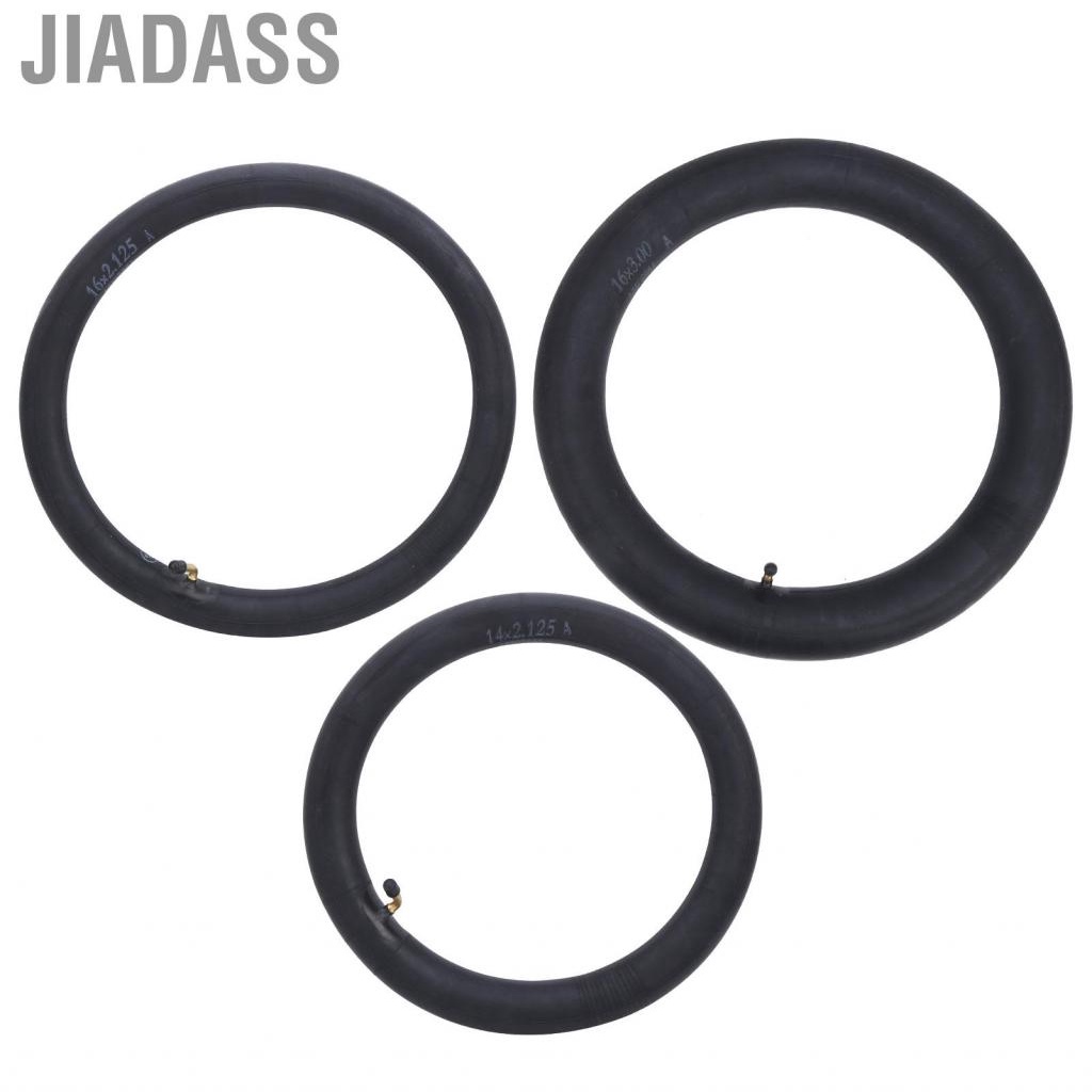 Jiadass 2 件自行車內胎 16x3.00 16x2.125 14x2.125 丁基橡膠自行車競賽級內胎帶彎閥