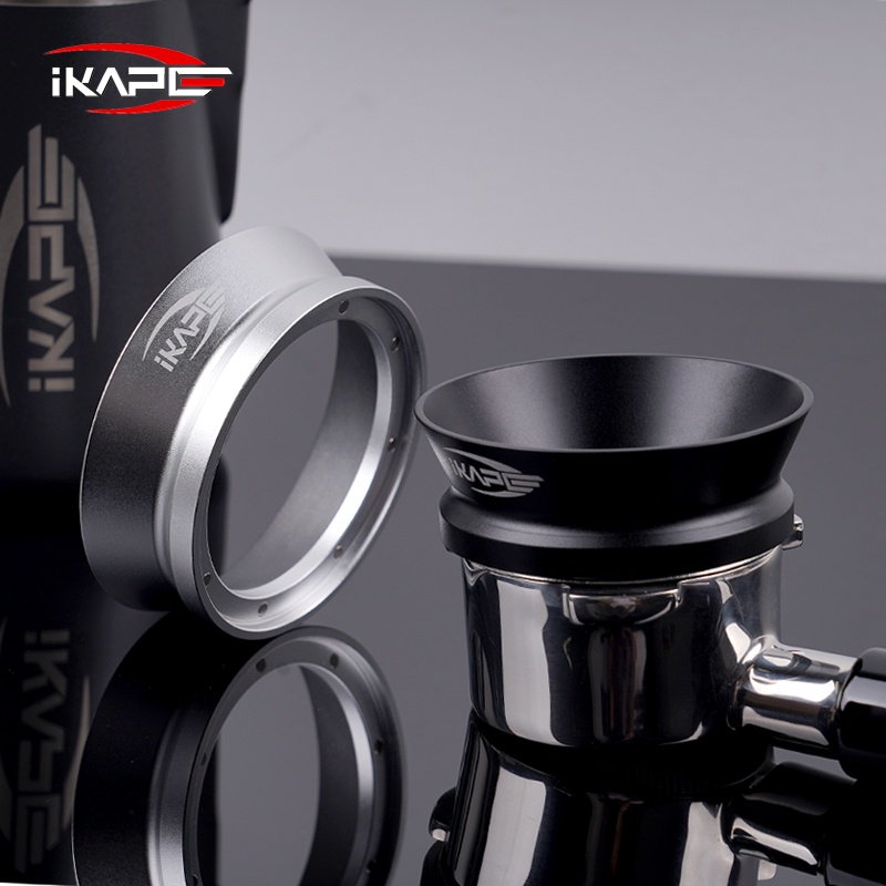 IKAPE廣口咖啡接粉環 磁吸意式手柄防飛粉器外卡通用 51/54/58mm
