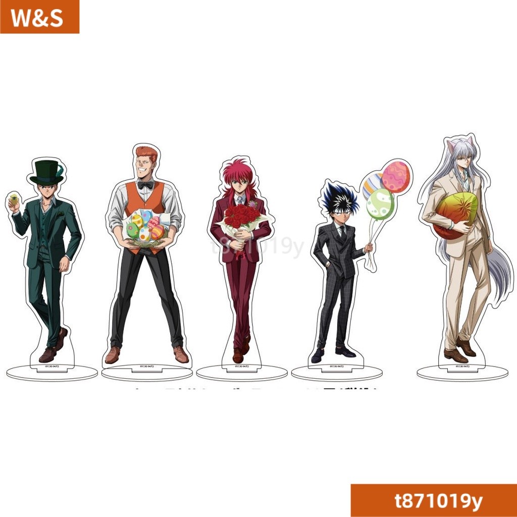 W&S 幽遊白書 立牌擺件幽遊白書週邊動漫浦飯幽助桑原和真藏馬雪菜飛影亞剋力立牌擺件