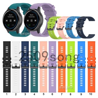 適用於 佳明Garmin vivoactive 4/venu2 45mm/Venu 3/255 265更換矽膠錶帶