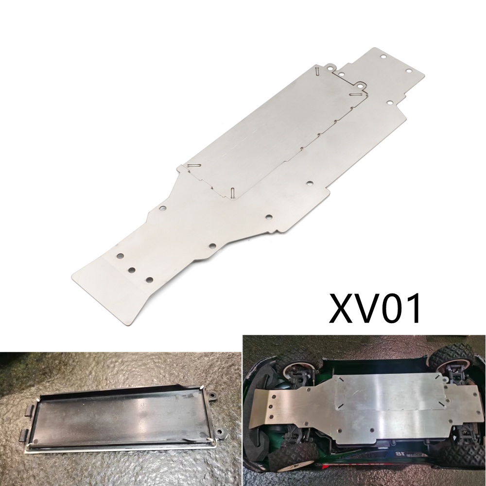 田宮 Xv01 1/10 遙控車 TAMIYA XV-01 不銹鋼底盤裝甲保護防滑板