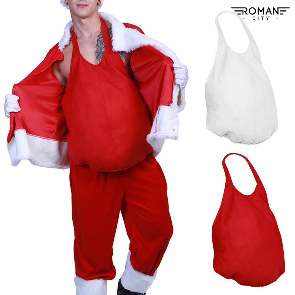 [魅力男士城]男女耶誕老人假肚子道具耶誕節舞臺化妝表演配飾服飾裝扮