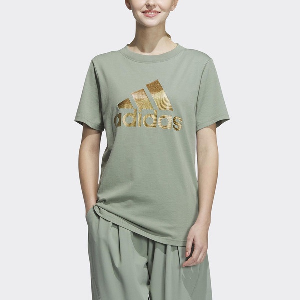 Adidas FOT GFX Tee HY2849 女 短袖 上衣 T恤 亞洲版 運動 訓練 休閒 棉質 舒適 綠