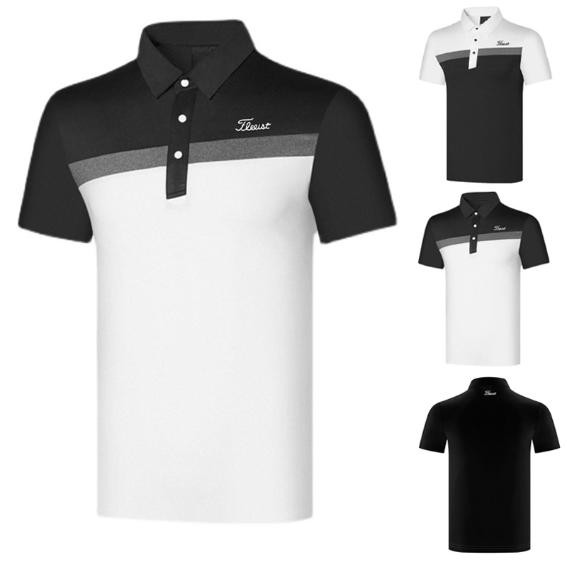 Titleist 男士短袖高爾夫 Polo T 恤 / Baju Golf