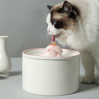 貓咪飲水機 靜音流動陶瓷寵物飲水器加熱恆溫自動過濾喂水神器用品