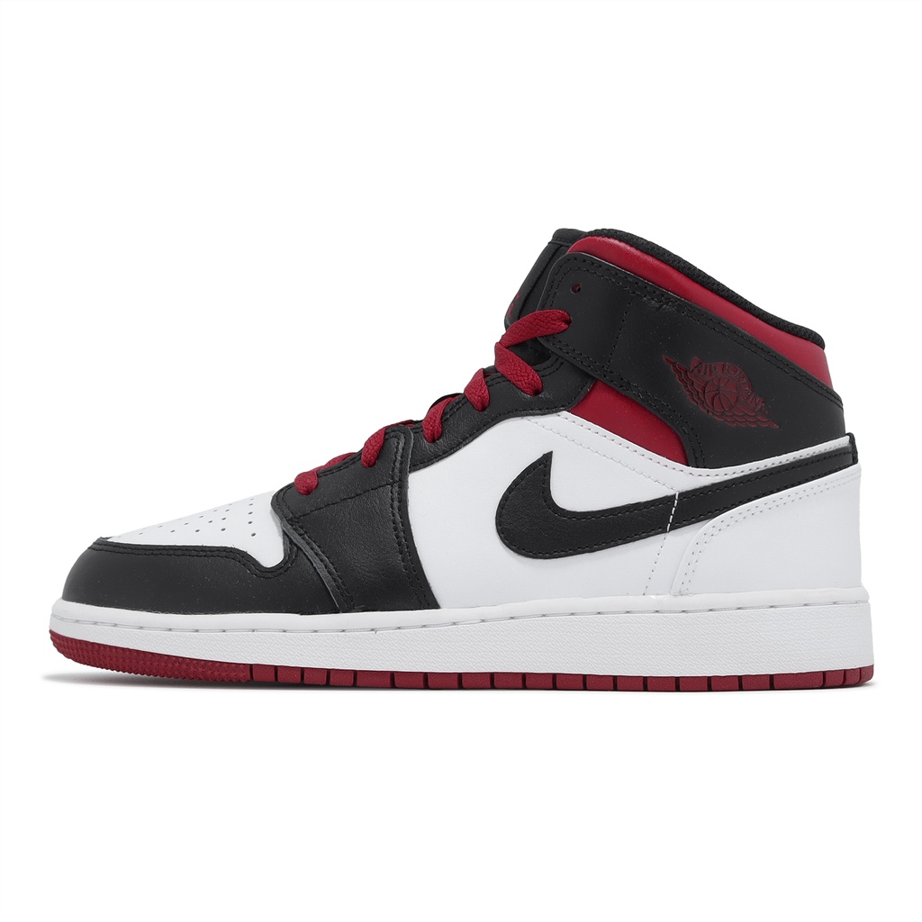 Nike Air Jordan 1 Mid SE GS 黑 紅 女鞋 大童鞋 AJ1 【ACS】 DQ8423-106