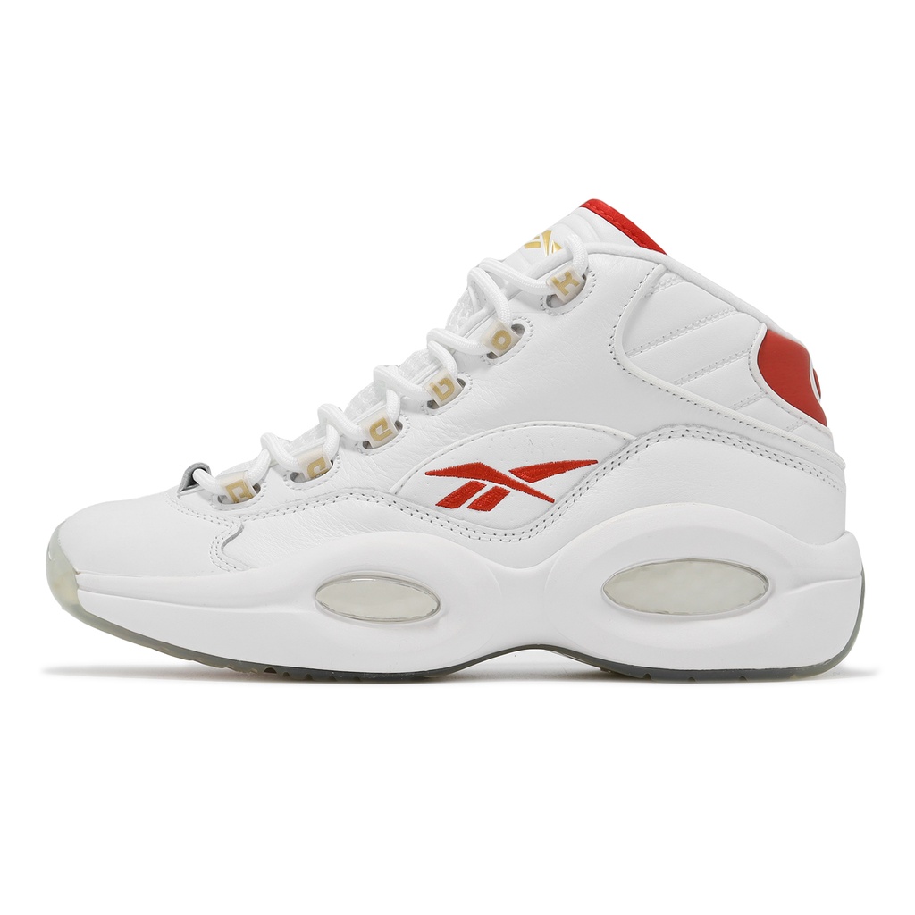 Reebok 籃球鞋 Question Mid Dr. J 白 紅 艾佛森 Iverson 男鞋 ACS GX0230