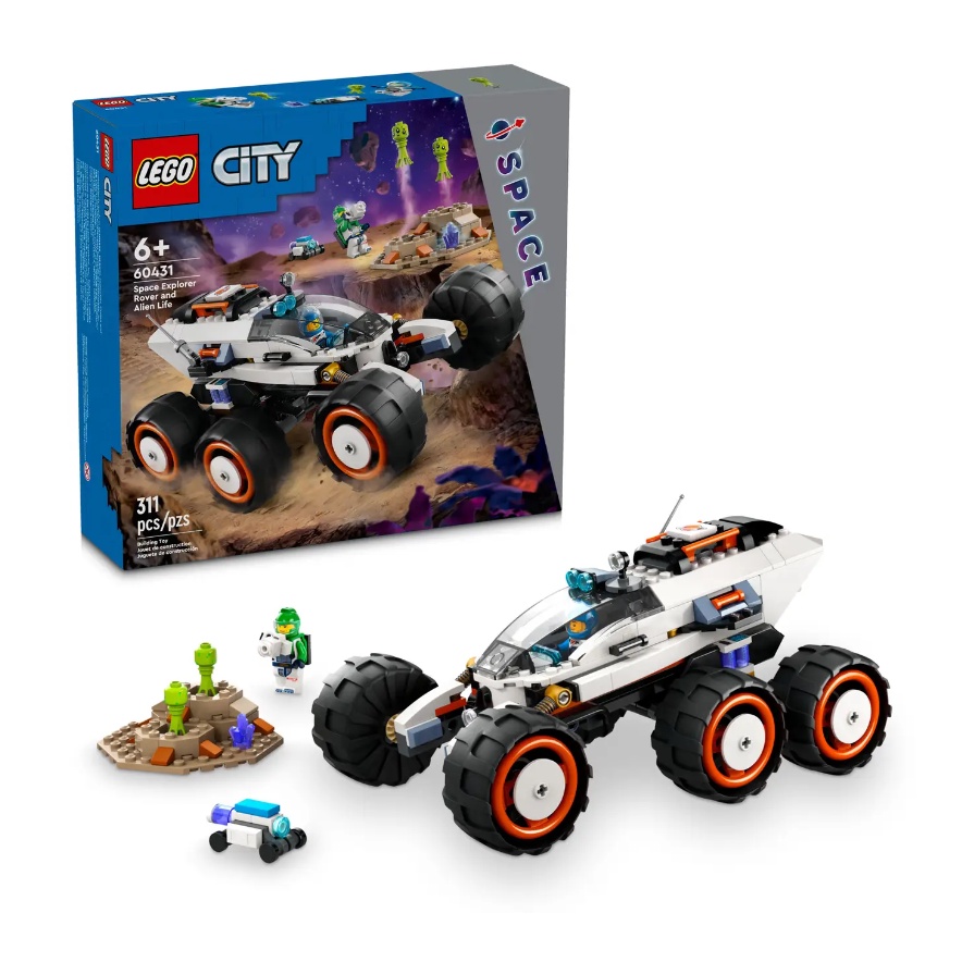 &lt;屏東自遊玩&gt;樂高 LEGO 60431 CITY 城市系列 太空探測車和外星生物