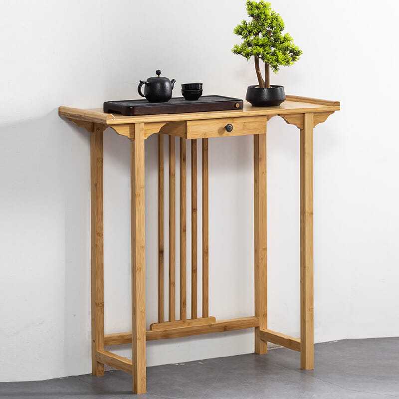 新中式玄關桌 實木供桌  靠牆玄關桌 門廳櫃 原色條案桌 置物茶水櫃 花台 供桌 桌子