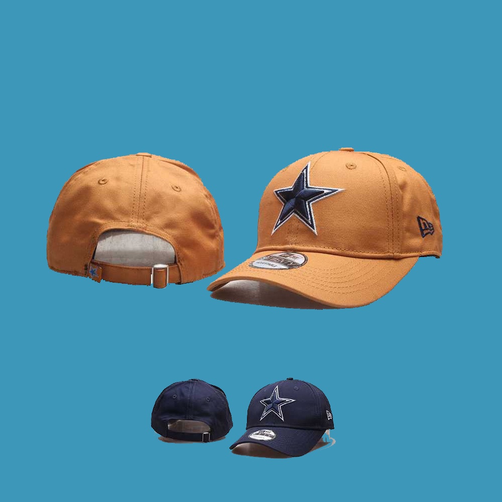 NFL 橄欖球調整帽 達拉斯牛仔 Dallas Cowboys 彎簷 老帽 男女通用 可調整 嘻哈帽 運動帽