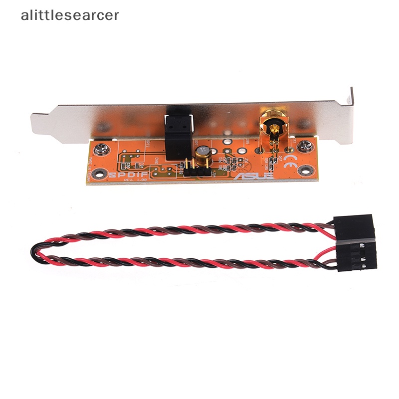 適用於華碩技嘉 msi 主板 EN 的 alittlesearcer SPDIF 光學和 RCA 輸出板電纜支架