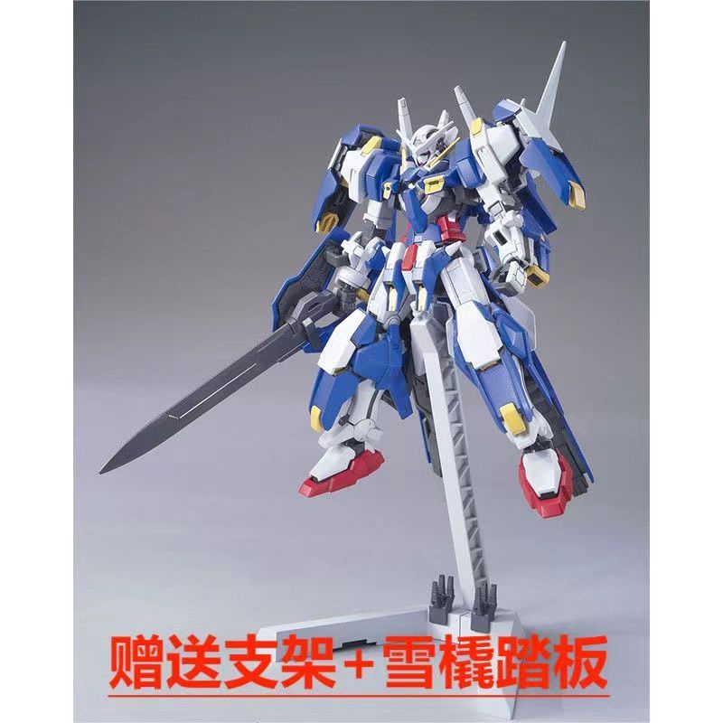 現貨 高高 新品 HG00 64 雪崩型能天使 送支架雪橇板 1/144拼裝模型玩具 U8EQ