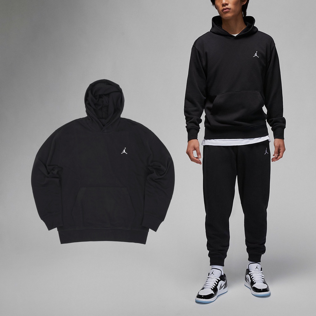 Nike 帽T Jordan Pullover Hoodie 黑 長袖 喬丹 男款 【ACS】 FQ3679-010