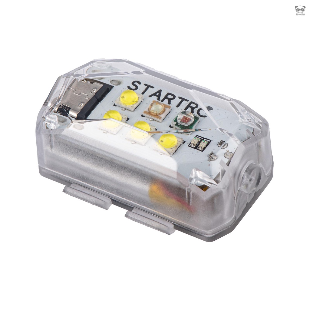 STARTRC 通用無人機爆閃燈 夜間警示燈信號燈 3色燈光 多種閃光模式（內置鋰電池）(貨號:1133912)