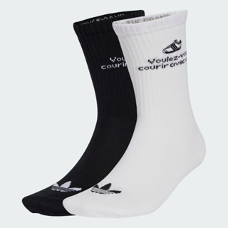 adidas 中筒襪 2 雙入 男/女 - Originals JC8683 官方直營