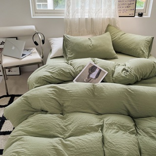 綠色床單 Queen Cadar Super King 被套被套被套被套床上用品套裝合身床單 Super Single