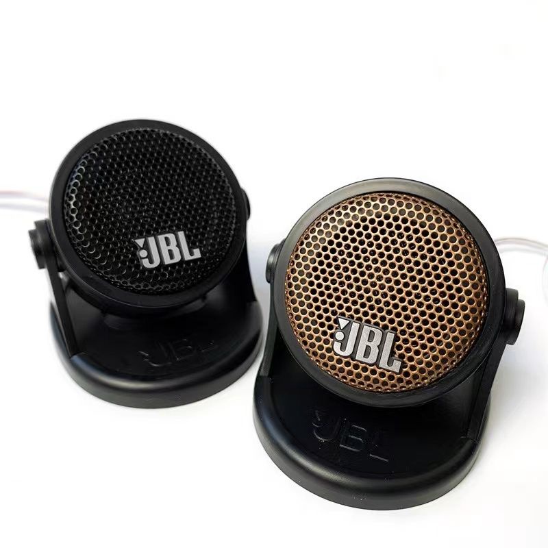JBL汽車高音喇叭1.5寸儀錶臺外置車載高音頭仔通用陞級改裝車載擴音自帶1米綫及電容無需分頻器