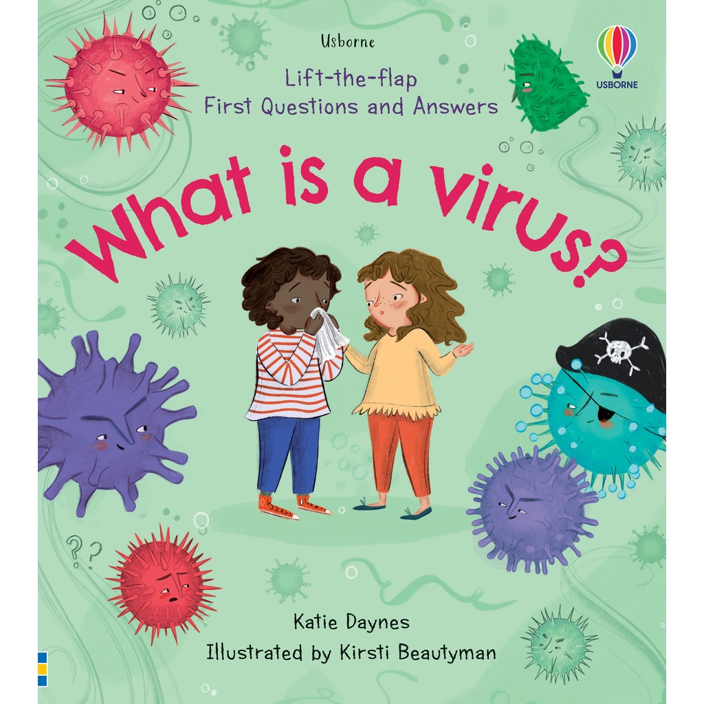 What Is a Virus? (硬頁翻翻書)(硬頁書)/Katie Daynes Lift The Flap First Questions and Answers 【禮筑外文書店】