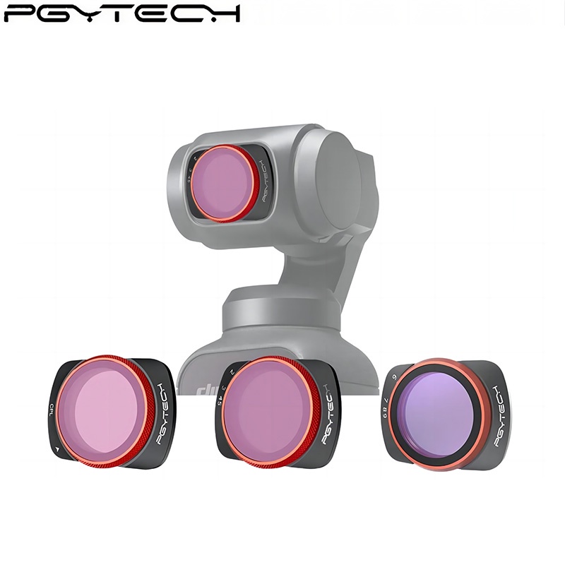 PGYTECH用於DJI Osmo Pocket3濾鏡ND/PL套裝/CPL/VND减光鏡