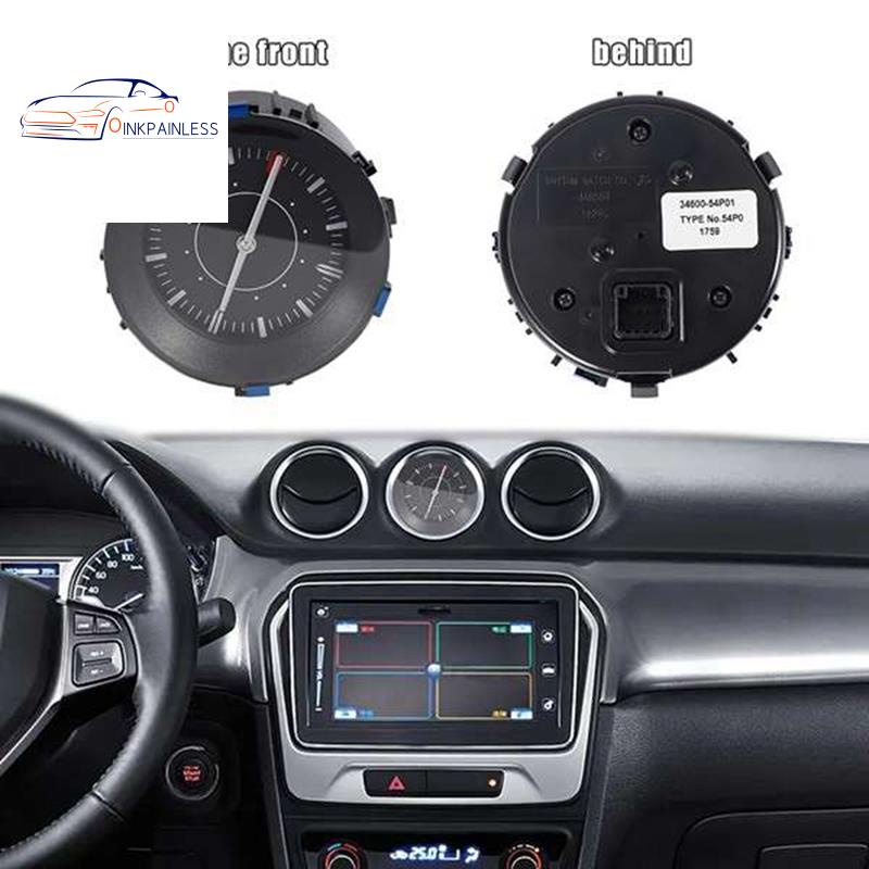 SUZUKI 1 件裝汽車儀表板時間中鐘總成如所示 ABS 汽車配件適用於鈴木 Swift SX4 Vitara 201