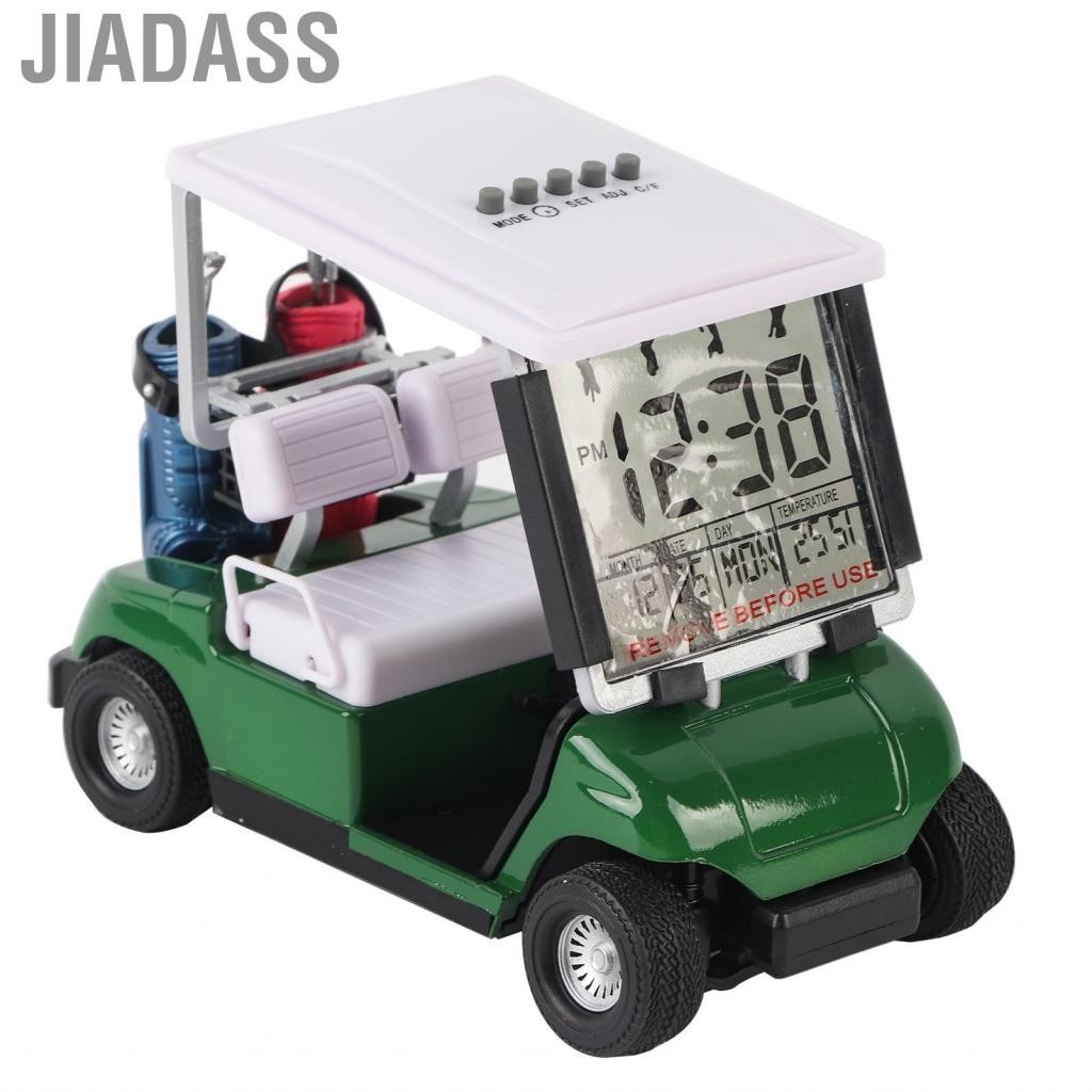 Jiadass 高爾夫萬年曆塑膠球桿汽車禮物禮品微型車時鐘配件