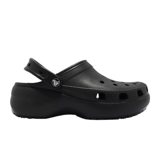 Crocs 卡駱馳 Classic 厚底 女鞋 基本款 黑 洞洞鞋 涼鞋 [YUBO] 206750001