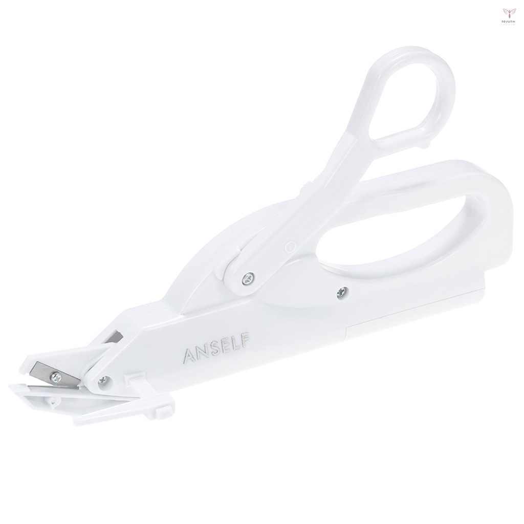 Anself 多功能電動自動剪刀剪刀安全手持電動布料縫紉切割機