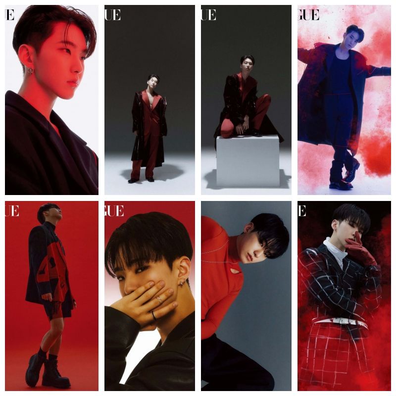 🔥SEVENTEEN權順榮Hoshi《VOGUE》畫報同款不干膠海報 牆貼畫