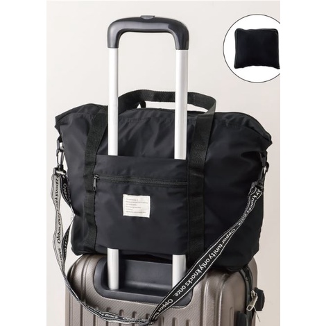 【168JAPAN】日本代購 3coins TABISURUHI 摺疊收納行李袋 拉桿行李袋 手提旅行包 旅行袋 行李袋